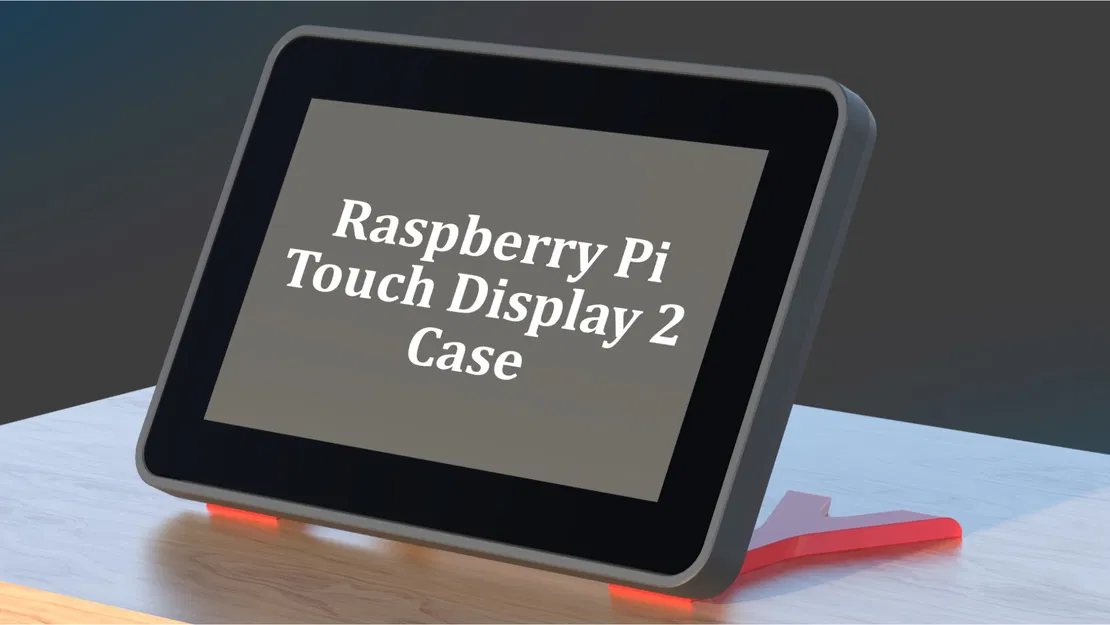 Vỏ cho màn hình cảm ứng Raspberry Pi 2 với giá đỡ điều chỉnh - Image 1