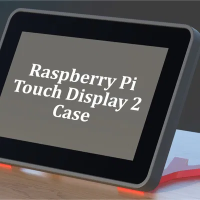 Vỏ cho màn hình cảm ứng Raspberry Pi 2 với giá đỡ điều chỉnh