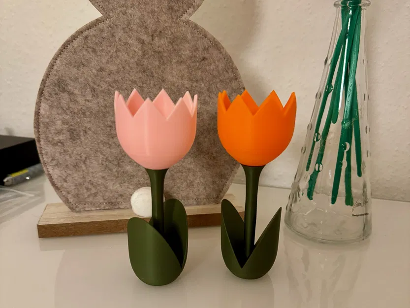 Trang trí bàn hoa tulip cho lễ Phục Sinh và giá đỡ trứng - Image 2