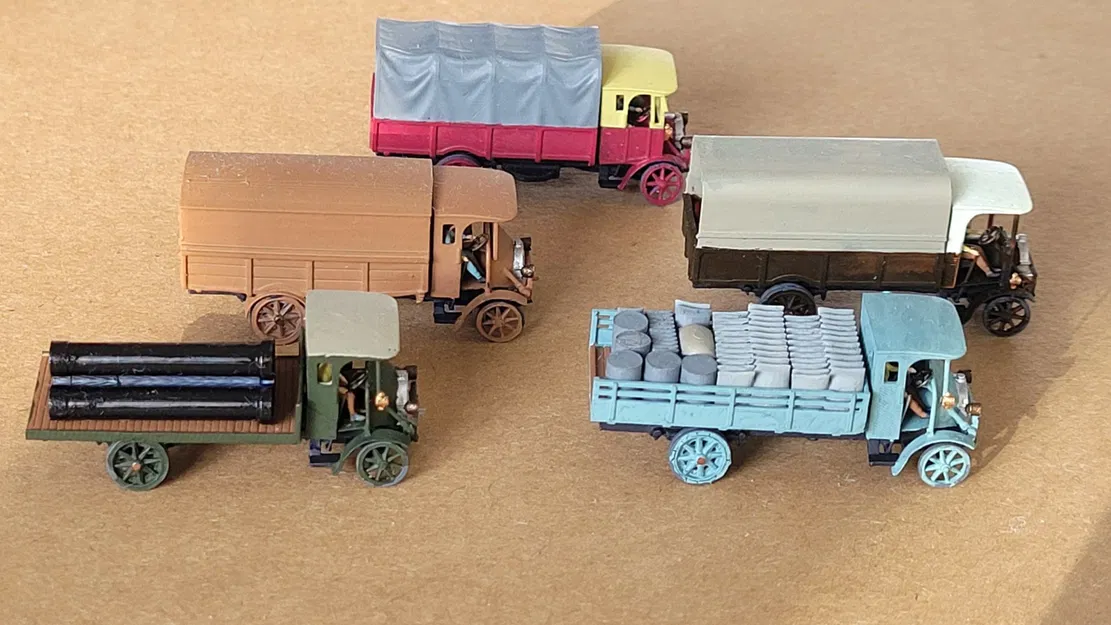 C&D - Mô hình xe tải Thornycroft PB phiên bản 1-148 - Image 1