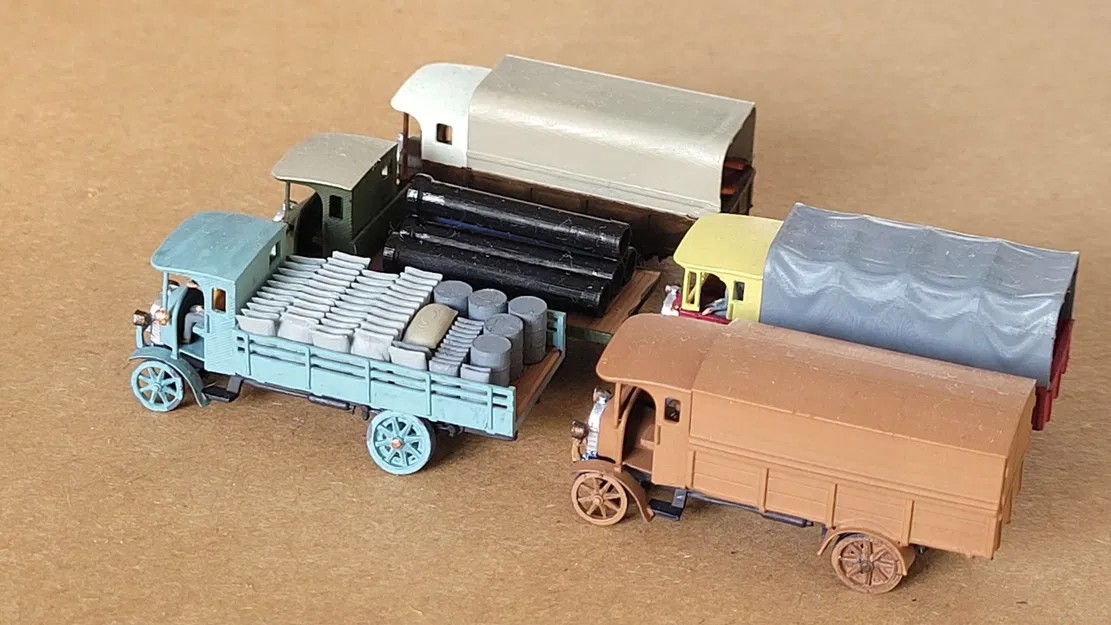 C&D - Mô hình xe tải Thornycroft PB phiên bản 1-148 - Image 2