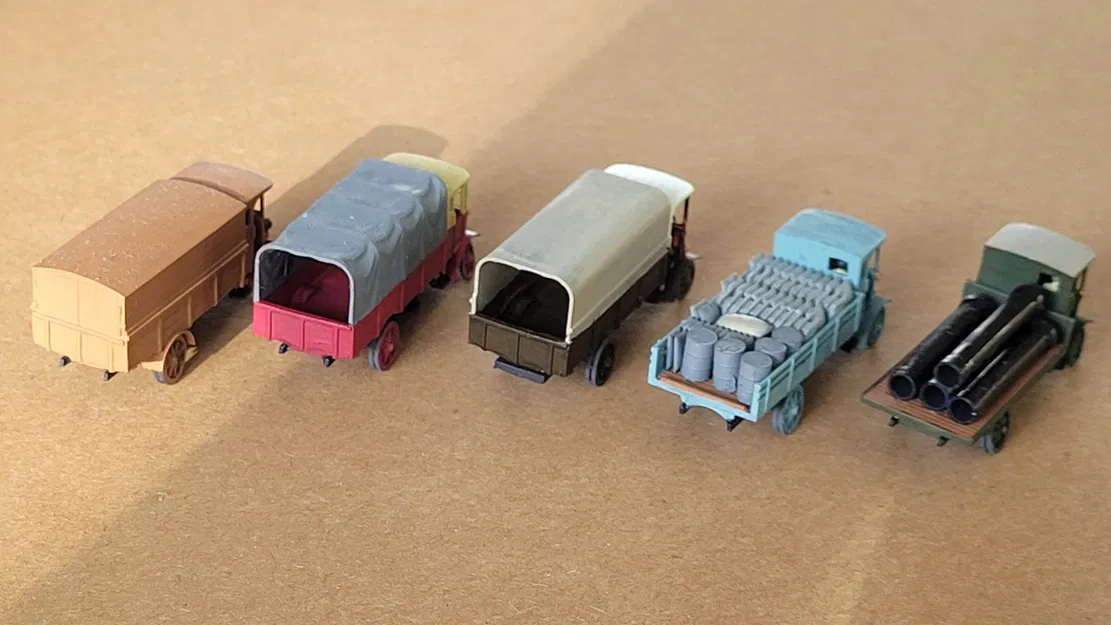 C&D - Mô hình xe tải Thornycroft PB phiên bản 1-148 - Image 4