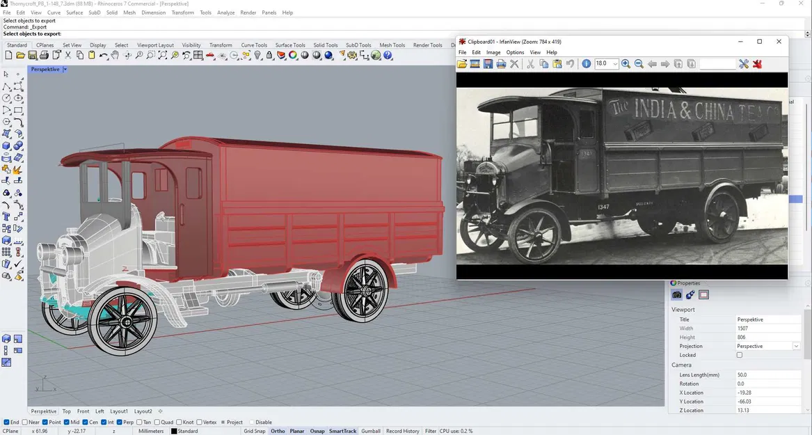 C&D - Mô hình xe tải Thornycroft PB phiên bản 1-148 - Image 8