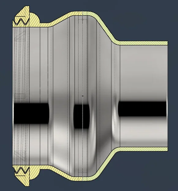 Bộ chuyển đổi ống thông gió cho Elegoo Saturn 4 - Image 3