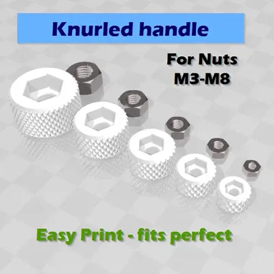 Cán vặn có rãnh cho đai ốc Hex M3-M10