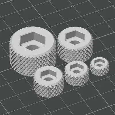 Cán vặn có rãnh cho đai ốc Hex M3-M10