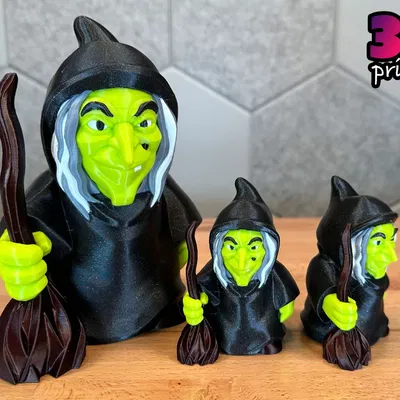 Phù thủy mini không cần hỗ trợ in 3D