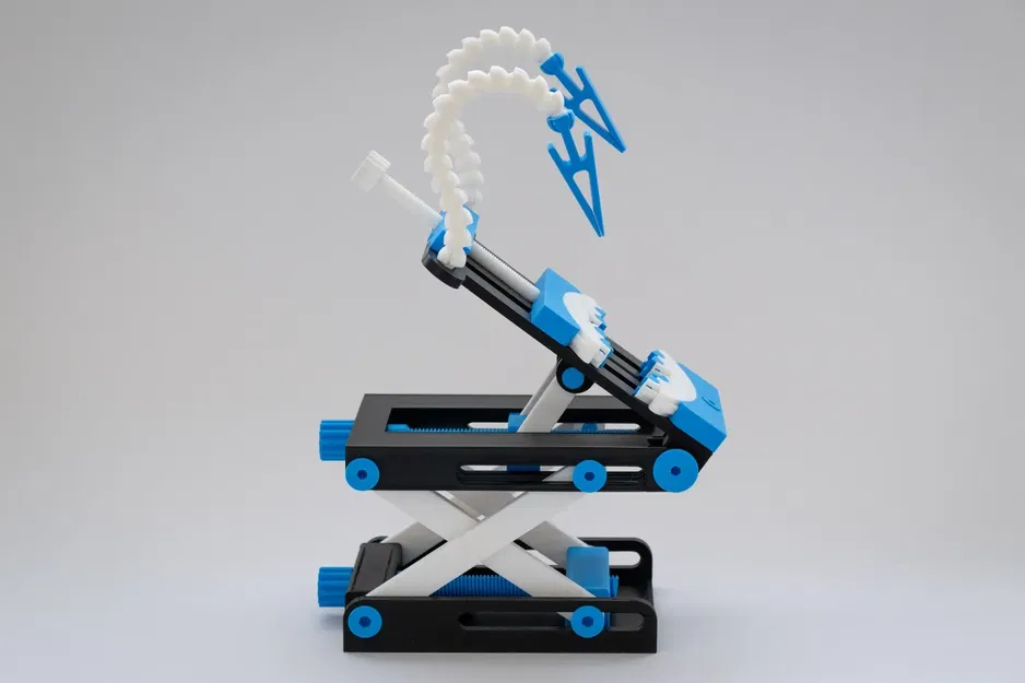 Bàn nâng điều chỉnh chiều cao với kẹp fractal 3D in hoàn toàn - Image 6