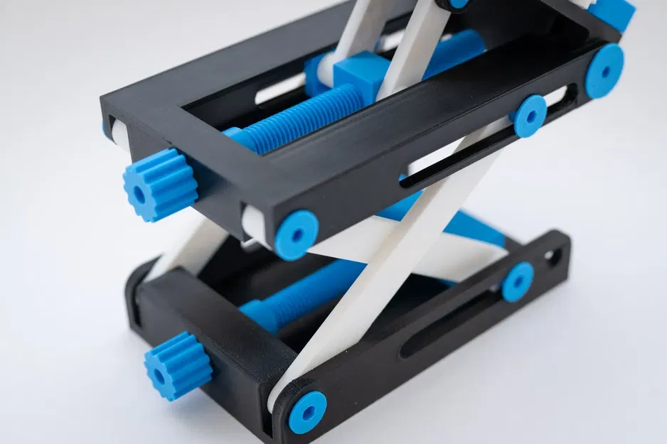 Bàn nâng điều chỉnh chiều cao với kẹp fractal 3D in hoàn toàn - Image 7