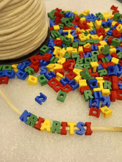 Hạt chữ cái và số cho trò chơi sáng tạo - Image 1