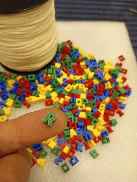 Hạt chữ cái và số cho trò chơi sáng tạo - Image 2