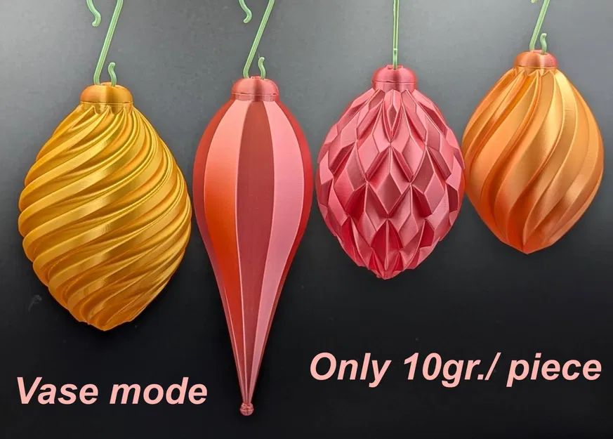 Đồ trang trí cây thông Giáng Sinh in chế độ bình - Image 1