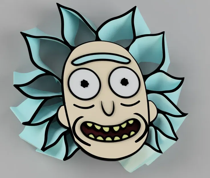 Fan Rick - Nhân vật quạt từ Rick and Morty - Image 1