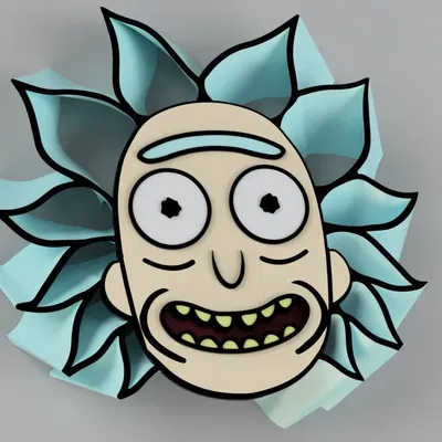 Fan Rick - Nhân vật quạt từ Rick and Morty