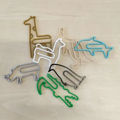 Kẹp giấy hình thú ngộ nghĩnh cho văn phòng