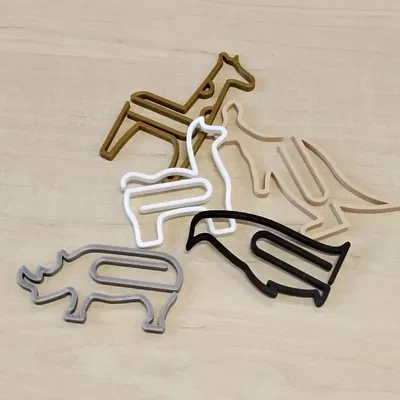 Kẹp giấy hình thú ngộ nghĩnh cho văn phòng