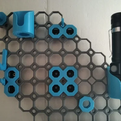 Giá đỡ đèn pin hình trụ cho multiboard Dovetail