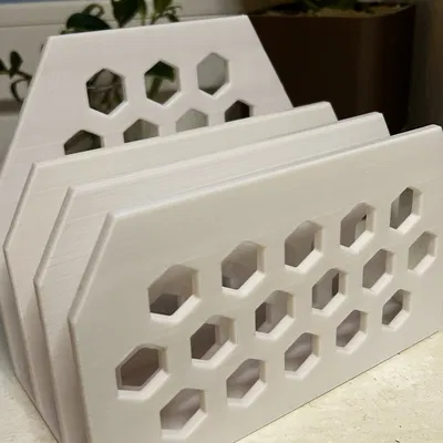 Giá đỡ bàn làm việc kiểu tổ ong cho giấy tờ và tài liệu