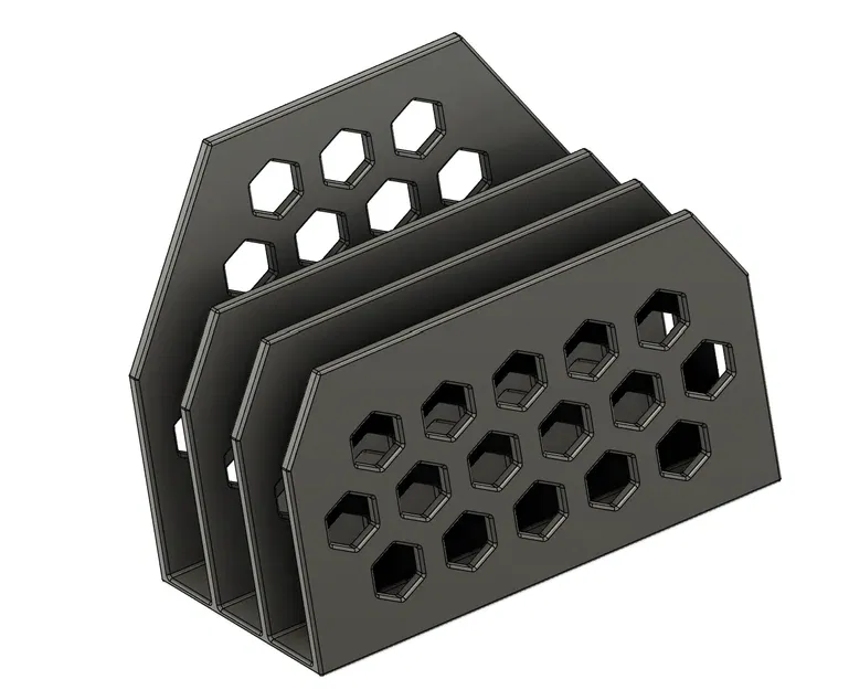 Giá đỡ bàn làm việc kiểu tổ ong cho giấy tờ và tài liệu - Image 2