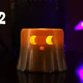 Giá đỡ nến tealight hình ma cho lễ hội Halloween - Thumbnail 3