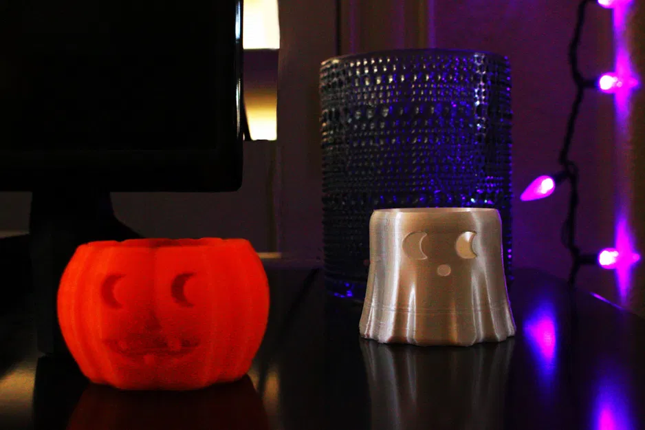 Giá đỡ nến tealight hình ma cho lễ hội Halloween - Image 7