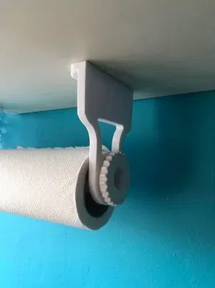 Giá đỡ khăn giấy đơn giản với thiết kế hai phần - Image 2