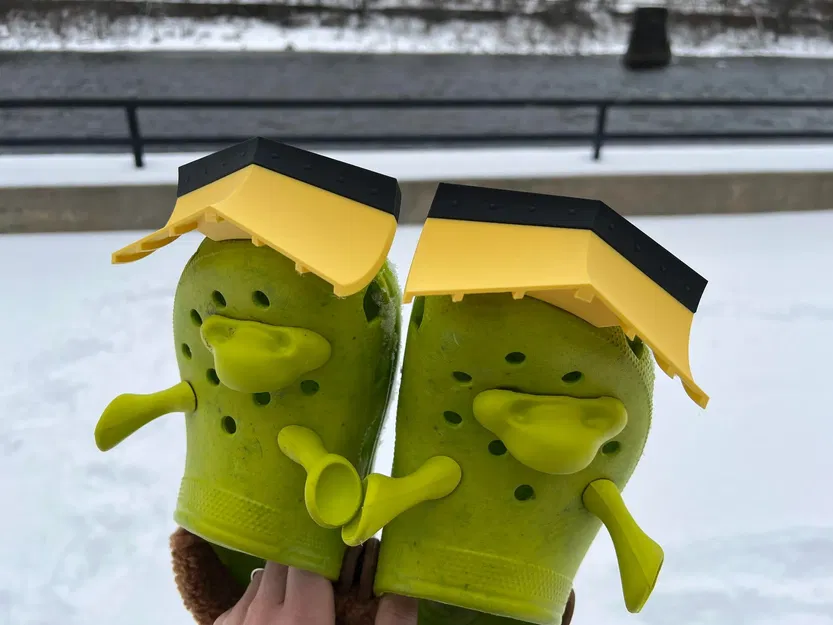 Cái cào tuyết hình chữ V cho giày Crocs - Image 5