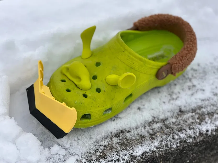 Cái cào tuyết hình chữ V cho giày Crocs - Image 6