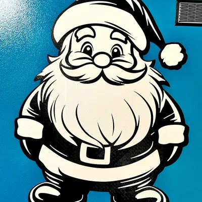 Trang trí tường Ông Già Noel cho mùa Giáng Sinh