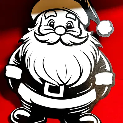 Trang trí tường Ông Già Noel cho mùa Giáng Sinh