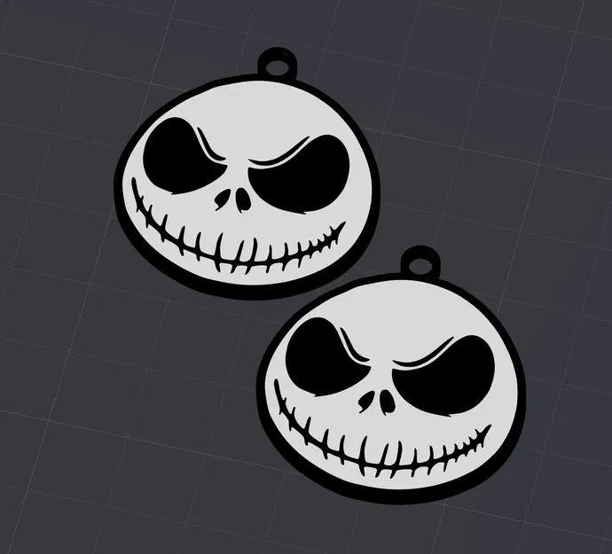 Bông tai Jack Skellington phong cách Halloween - Image 1