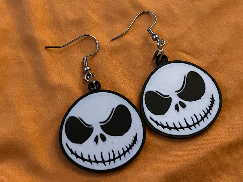 Bông tai Jack Skellington phong cách Halloween - Image 2