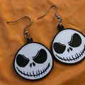 Bông tai Jack Skellington phong cách Halloween - Thumbnail 2