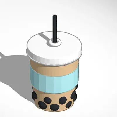 Trà sữa Boba dễ thương cho móc khóa hoặc trang trí