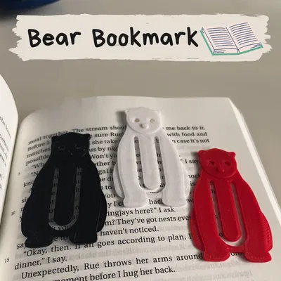 Dấu sách hình gấu Bắc Cực dễ thương