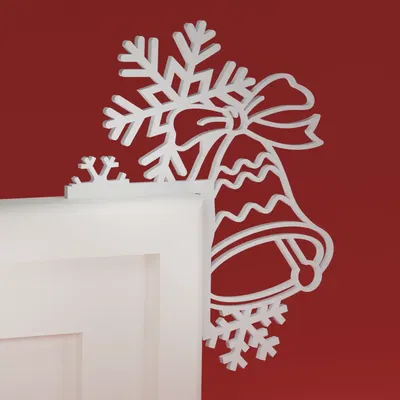 Viền cửa Giáng Sinh 26 - Chuông trang trí Giáng Sinh