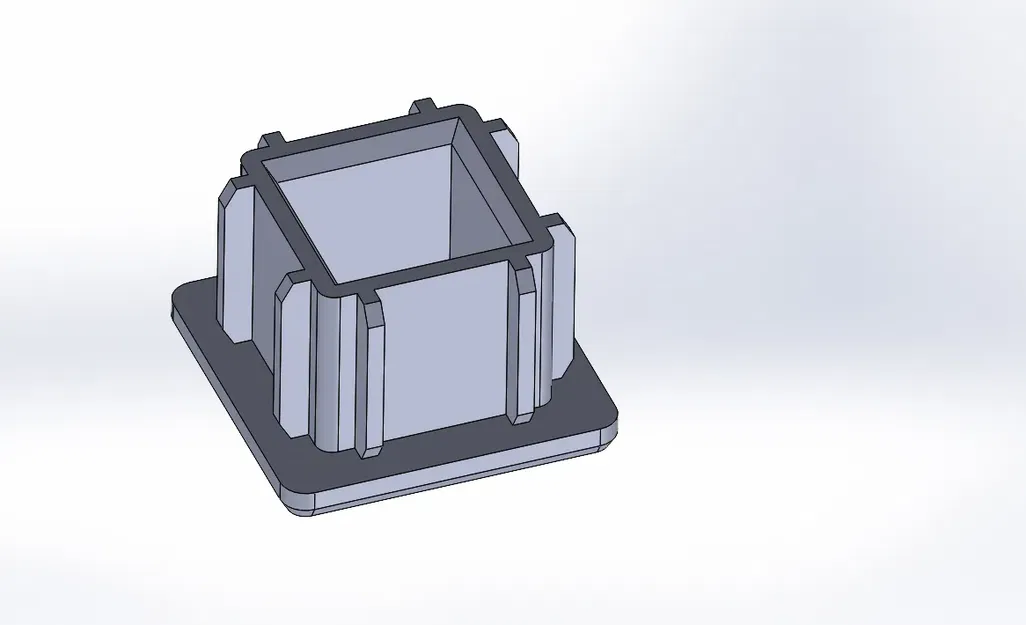 Nắp bịt ống vuông 20x20mm và 40x20mm - Image 1