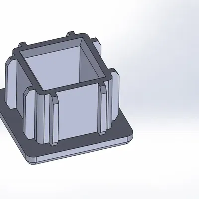 Nắp bịt ống vuông 20x20mm và 40x20mm