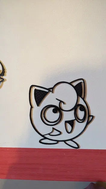 Những hình dán Pokemon Jigglypuff trang trí tường - Image 1