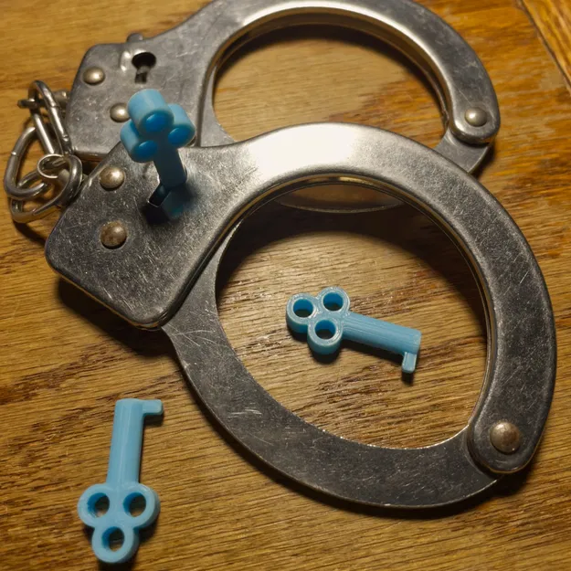 Khóa tay còng đồ chơi in 3D - Image 1