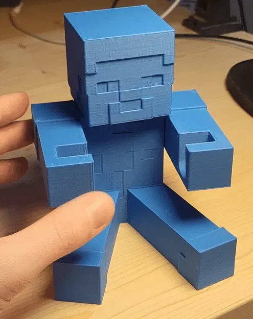 Giá đỡ điện thoại Steve trong thế giới Minecraft - Image 1