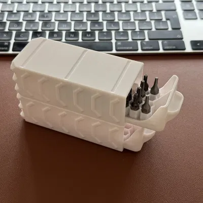 Hộp chứa đầu vít hex xếp chồng chắc chắn và tiện dụng