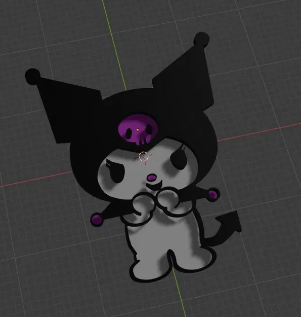 Móc khóa Kuromi từ Sanrio trong thế giới Hello Kitty - Image 2