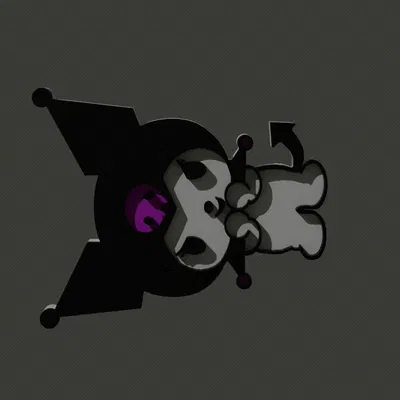 Móc khóa Kuromi từ Sanrio trong thế giới Hello Kitty