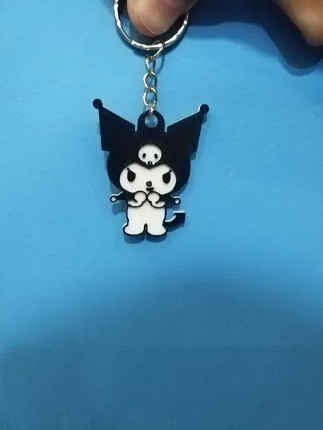 Móc khóa Kuromi từ Sanrio trong thế giới Hello Kitty - Image 4