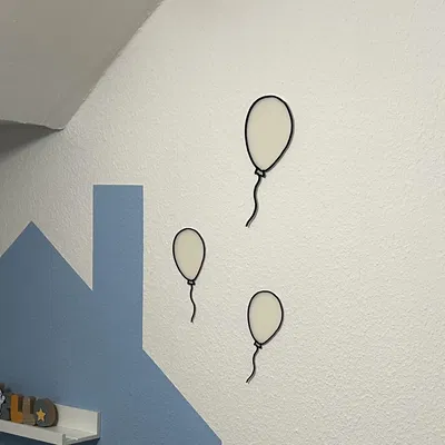 Mô hình bóng bay phát sáng trang trí phòng trẻ em