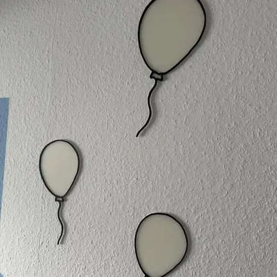 Mô hình bóng bay phát sáng trang trí phòng trẻ em