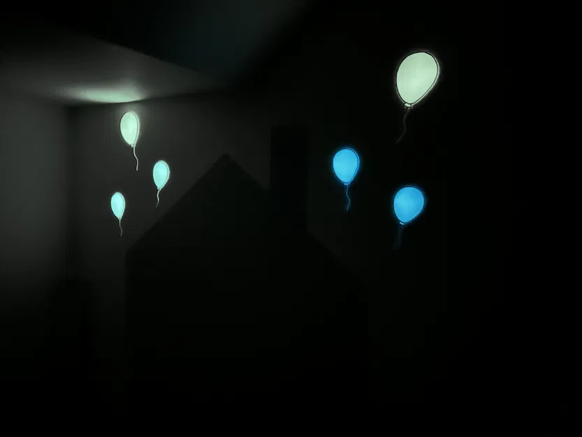 Mô hình bóng bay phát sáng trang trí phòng trẻ em - Image 3