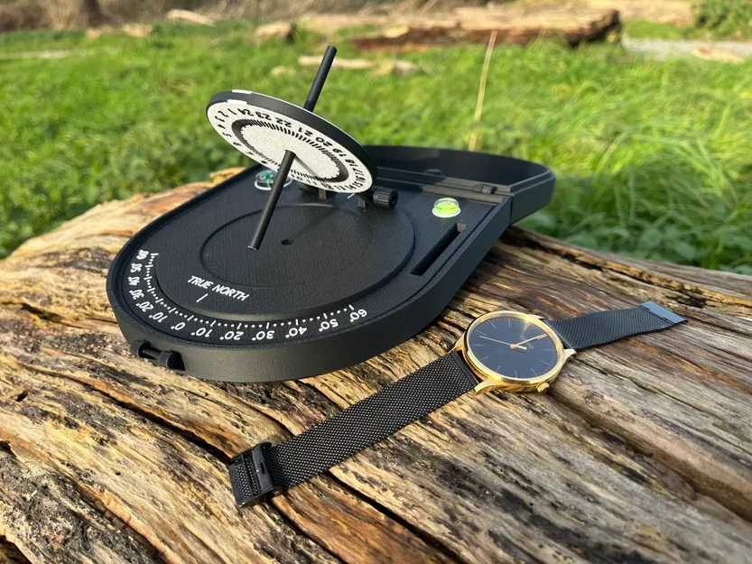 Đồng hồ mặt trời xích đạo di động dễ dàng sử dụng - Image 1