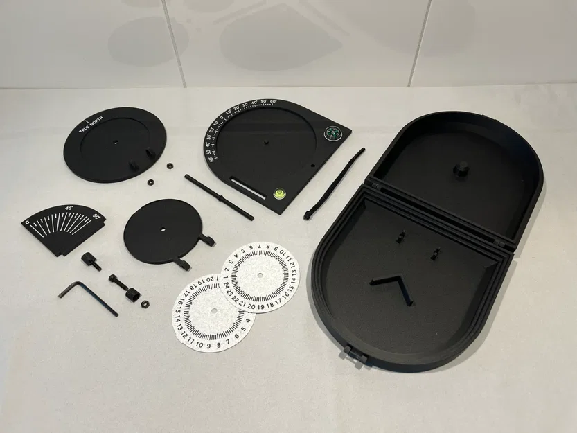 Đồng hồ mặt trời xích đạo di động dễ dàng sử dụng - Image 5